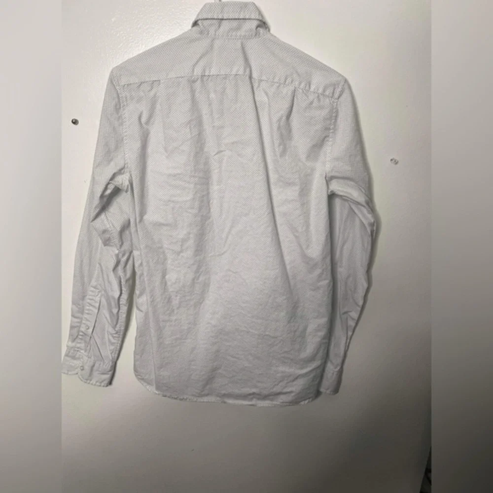 White J.Crew polkadot long sleeve button down size‎ xs